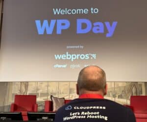 Cloudfest 2024 - Webpros präsentierte seine WordPress Lösungen.
