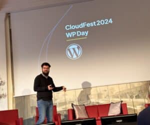 Cloudfest 2024 - Jonathan Wold moderierte den WordPress Day im Europapark Rust.