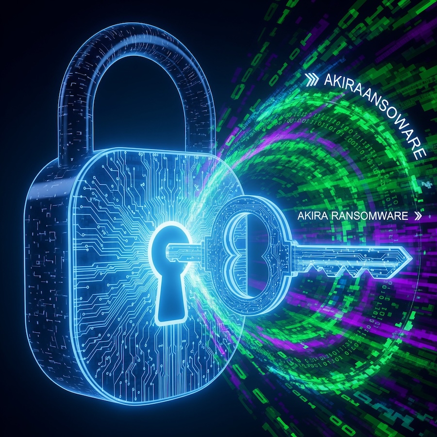 Akira Ransomware - Handlungsempfehlungen im Erstfall, wenn der Verschlüsselungstrojaner zugeschlagen hat.